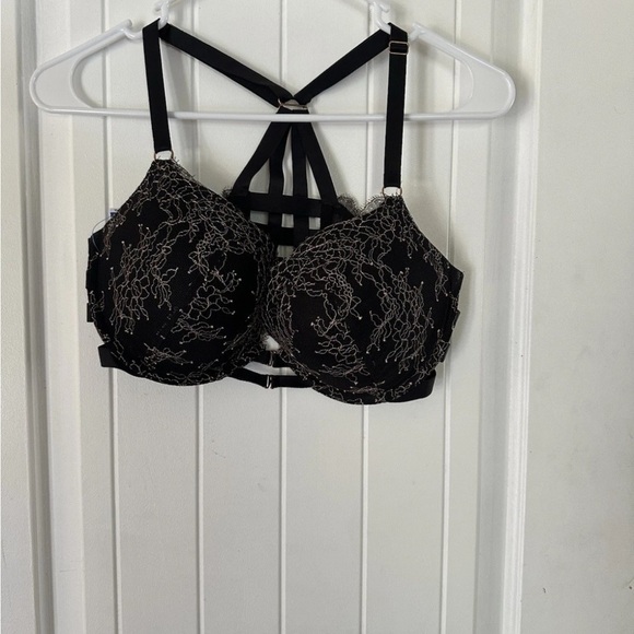 Victoria's Secret Other - Victoria's Secret Black Lace Bra with Strappy Design